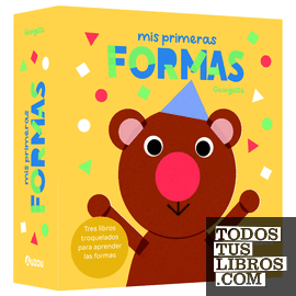 MIS PRIMERAS FORMAS COFRE CON TRES LIBROS PARA BEBES